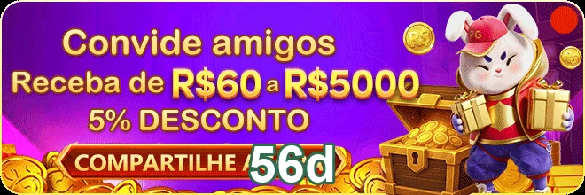 Imagem da tela da 56d destacando serviços VIP para jogadores.