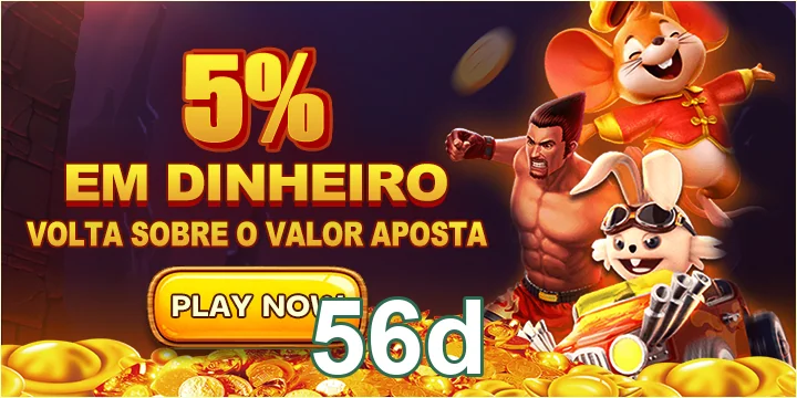 Imagem da plataforma 56d com slots rápidos e interface amigável.