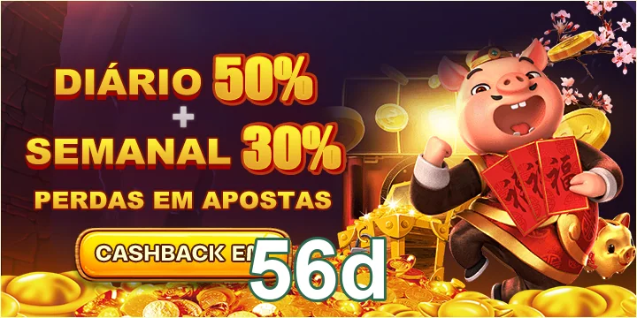 Imagem da plataforma 56d com serviços VIP para jogadores.